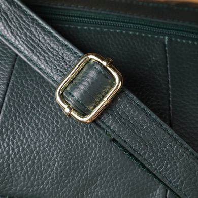 Повсякденна жіноча сумка з натуральної шкіри Vintage 22970 Зелений