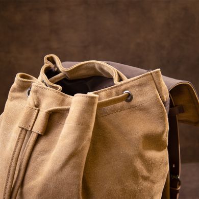 Рюкзак туристичний текстильний унісекс Vintage 20610 Коричневий