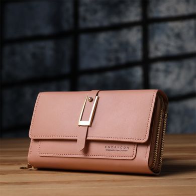 Жіночий клатч на плече з екошкіри Vintage sale_15144 Рожевий