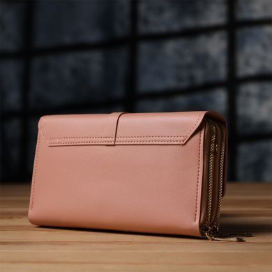 Жіночий клатч на плече з екошкіри Vintage sale_15144 Рожевий