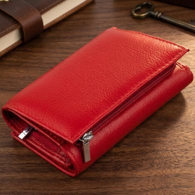 Жіноче шкіряне портмоне для карток купюр та монет ST Leather 19335 Червоне