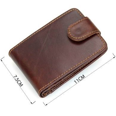 Кредитница мужская Vintage 14509 кожаная Коричневая