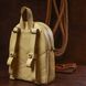 Літній жіночий рюкзак з натуральної шкіри Shvigel 16322 Жовтий
