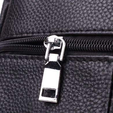 Удобная вертикальная сумка для мужчин из натуральной кожи Vintage sale_15115 Черный