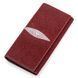Кошелек женский STINGRAY LEATHER 18097 из натуральной кожи морского ската Бордовый