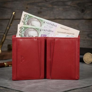 Женский кошелек Tony Perotti из зернистой кожи New Contatto 3603 rosso (90701) Красный