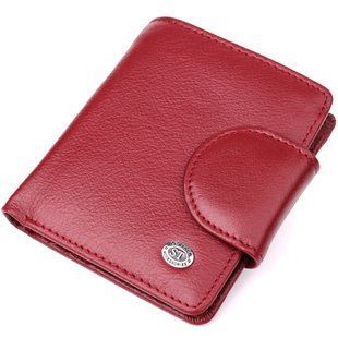 Жіночий гаманець вертикального формату з натуральної шкіри ST Leather 23071 Бордовий