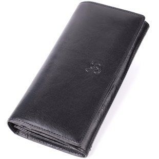 Жіночий місткий гаманець з натуральної шкіри Tony Perotti 20905_1 (3630 nero) Чорний