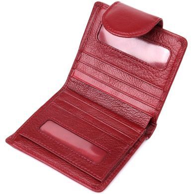 Женский кошелек вертикального формата из натуральной кожи ST Leather 23071 Бордовый