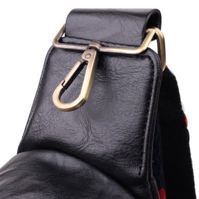 Женская слинг сумка через плечо из экокожи Vintage sale_15117 Черный