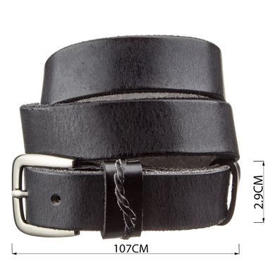 Ремінь класика чоловічий Vintage 20123 Чорний