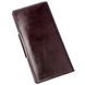 Бумажник вертикальный из кожи алькор на кнопках SHVIGEL 16171 Коричневый