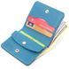 Шкіряне вінтажне портмоне Shvigel 16605 Синій