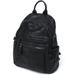 Функціональний шкіряний рюкзак Vintage 20374 Чорний