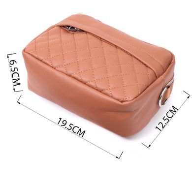 Жіноча сумка крос-боді з монетницею з екошкіри Vintage 22795 Рудий