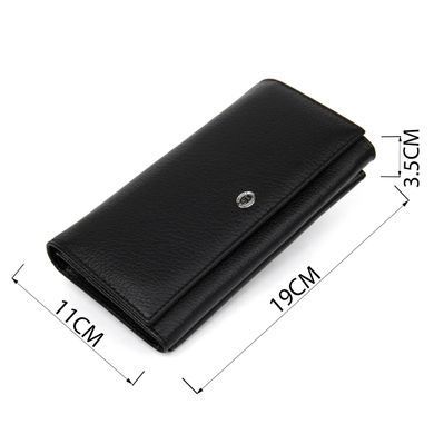 Добротный женский кошелек ST Leather&nbsp;19375 Черный
