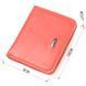 Маленький жіночий гаманець із натуральної шкіри флотар CANPELLINI 21794 Кораловий