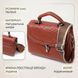 Жіноча шкіряна сумка із защіпкою для міста та щоденного використання Vintage 22417 Коричнева