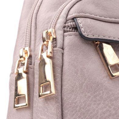 Стильная женская сумка через плечо из экокожи Vintage sale_15119 Бежевый