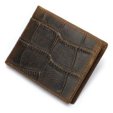 Чоловічий гаманець для карток купюр та документів Vintage 20042 Коричневий