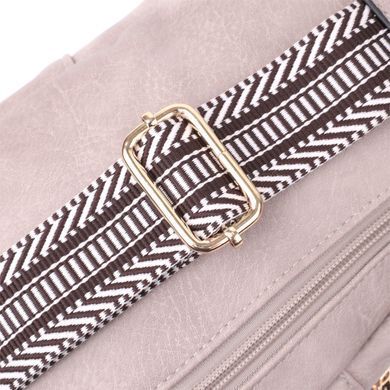 Стильная женская сумка через плечо из экокожи Vintage sale_15119 Бежевый