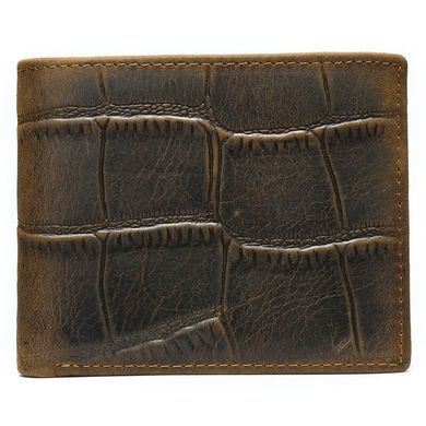 Чоловічий гаманець для карток купюр та документів Vintage 20042 Коричневий