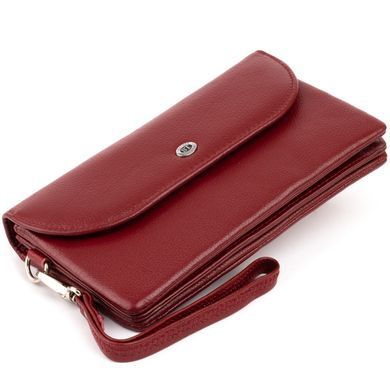Клатч из кожи женский ST Leather 19318 Бордовый