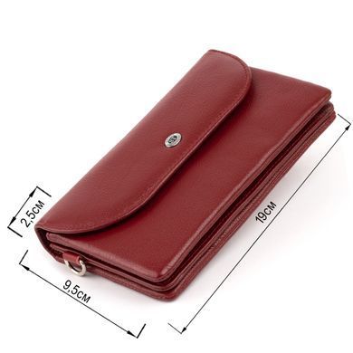 Клатч из кожи женский ST Leather 19318 Бордовый