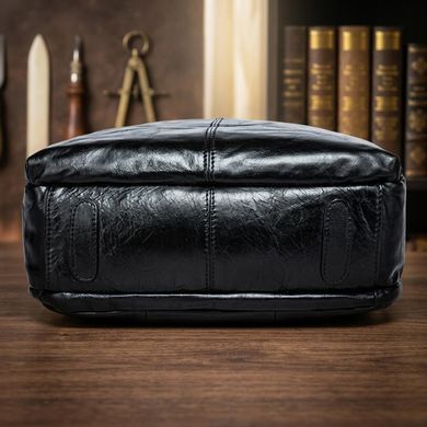 Рюкзак шкіряний під ноутбук Vintage 14845 Чорний