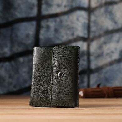 Жіночий гаманець середнього розміру із натуральної шкіри ST Leather 23074 Зелений