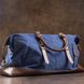 Дорожная сумка текстильная большая Vintage 20083 Синяя