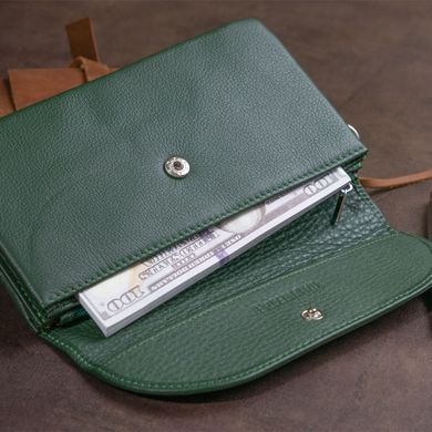 Клатч из кожи женский ST Leather 19320 Зеленый