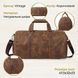 Сумка дорожная мужская кожаная Vintage 14893 Коричневая