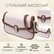 Красивая женская сумка на лето с фактурным клапаном из натуральной кожи Vintage 22623 Белая