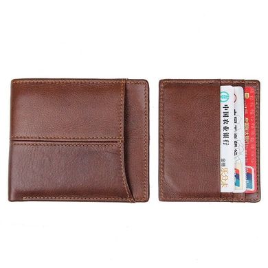 Бумажник горизонтальный кожаный Vintage 14966 Коричневый