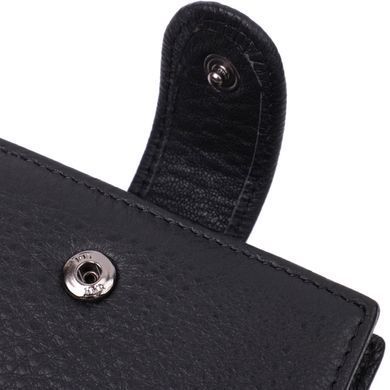 Горизонтальный кошелек для мужчин из натуральной кожи Vintage sale_15037 Черный