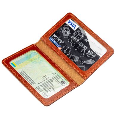 Обкладинка для пластикових документів водія або ID-карти SHVIGEL 13963 Коричнева