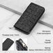 Кошелек-клатч CROCODILE LEATHER 18012 из натуральной кожи крокодила Черный