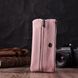 Стильна ключниця ніжного кольору із натуральної шкіри ST Leather 22510 Рожевий