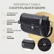 Элегантная женская сумка с фактурным клапаном из натуральной кожи Vintage 22624 Черная