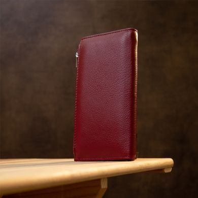 Стильный кожаный кошелек для женщин ST Leather&nbsp;19380 Темно-красный