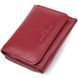 Компактний гаманець зручного формату із натуральної шкіри ST Leather 23077 Бордовий