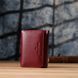 Компактний гаманець зручного формату із натуральної шкіри ST Leather 23077 Бордовий