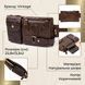 Бананка поясная под кожу рептилии унисекс Vintage 20401 Коричневая