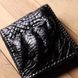 Портмоне CROCODILE LEATHER 18004 из натуральной кожи крокодила Черное