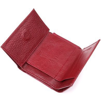 Миниатюрный женский кошелек из натуральной кожи ST Leather 23082 Бордовый
