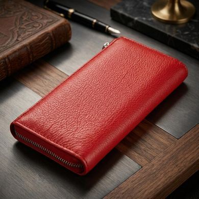 Жіночий шкіряний гаманець ST Leather 19381 Червоний