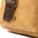 Стильный портфель из качественного текстиля из кожаными вставками Vintage 20874_1 Светло-коричневый