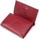 Миниатюрный женский кошелек из натуральной кожи ST Leather 23082 Бордовый