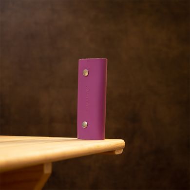 Красива стильна ключниця GRANDE PELLE 11350 Рожевий